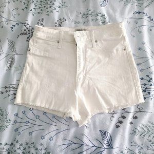Abercrombie & Fitch Simone High Rise Shorts White Size 4